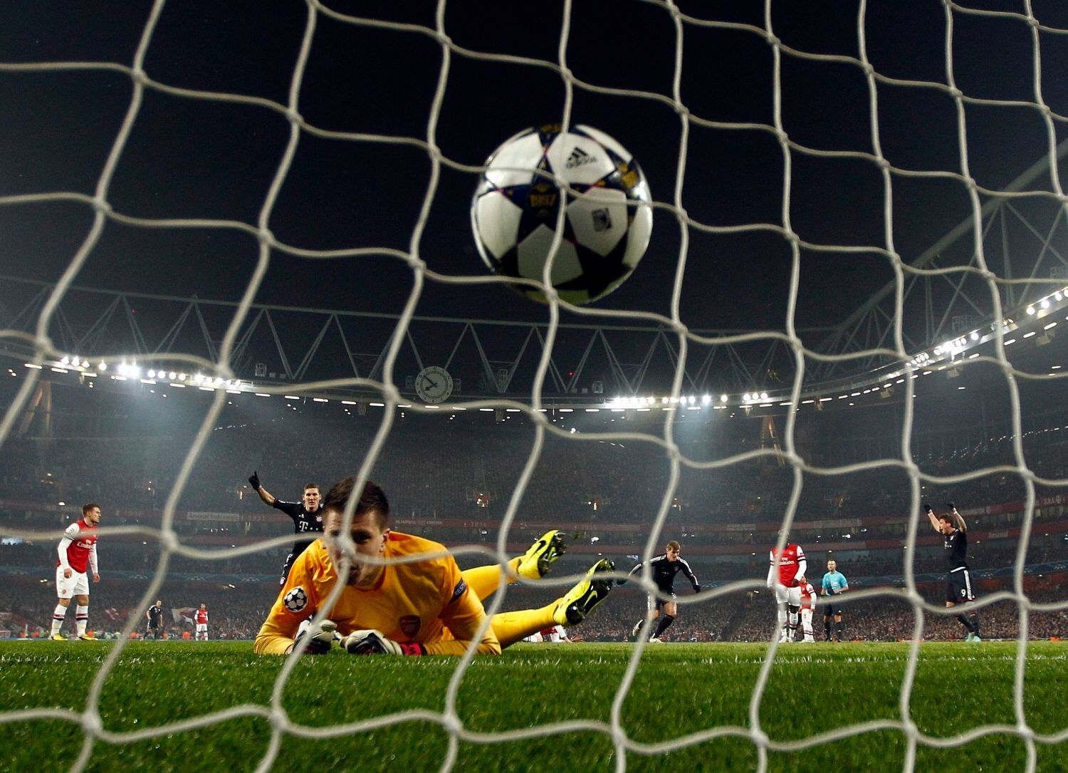 Fotbal, Liga mistrů Arsenal - Bayern: