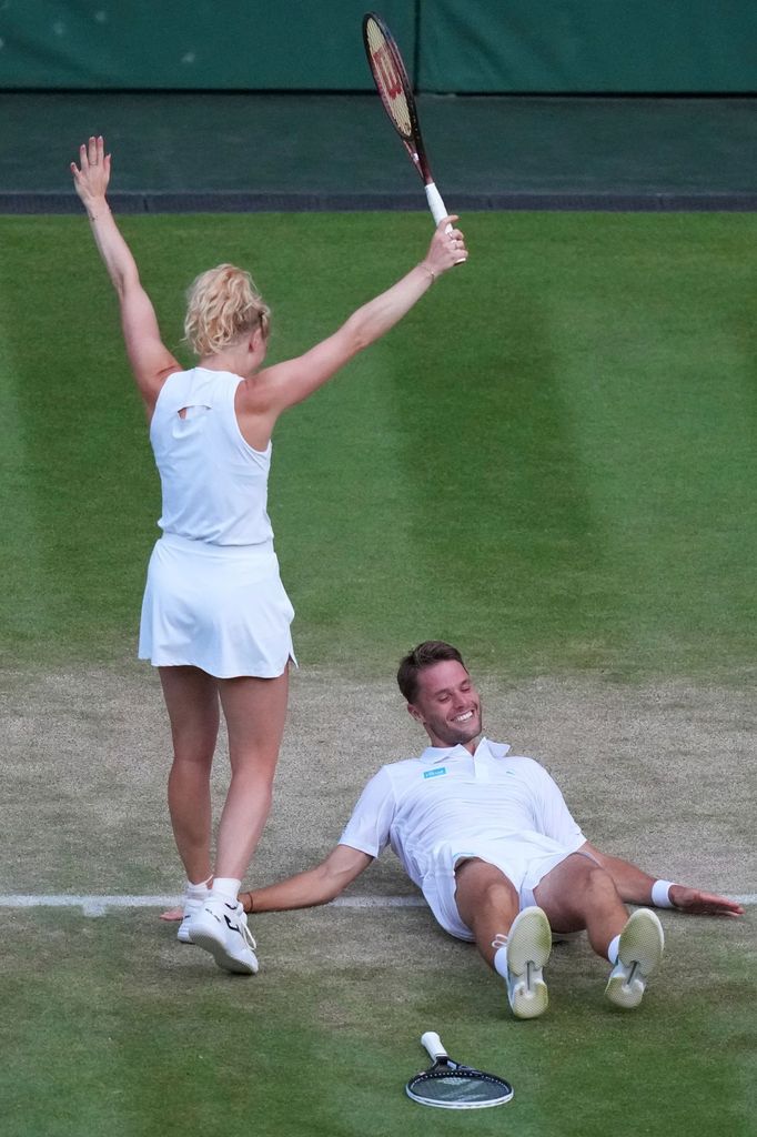 Kateřina Siniaková a Sem Verbeek, Wimbledon 2025