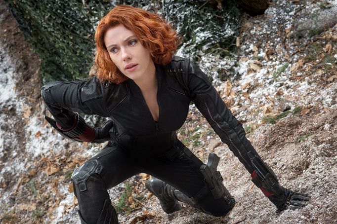 Scarlett Johansson ve filmu Avengers: Age of Ultron.