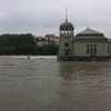 Povodně, Praha, 3. června 2013, na kole