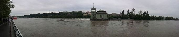 Štvanice. Panorama