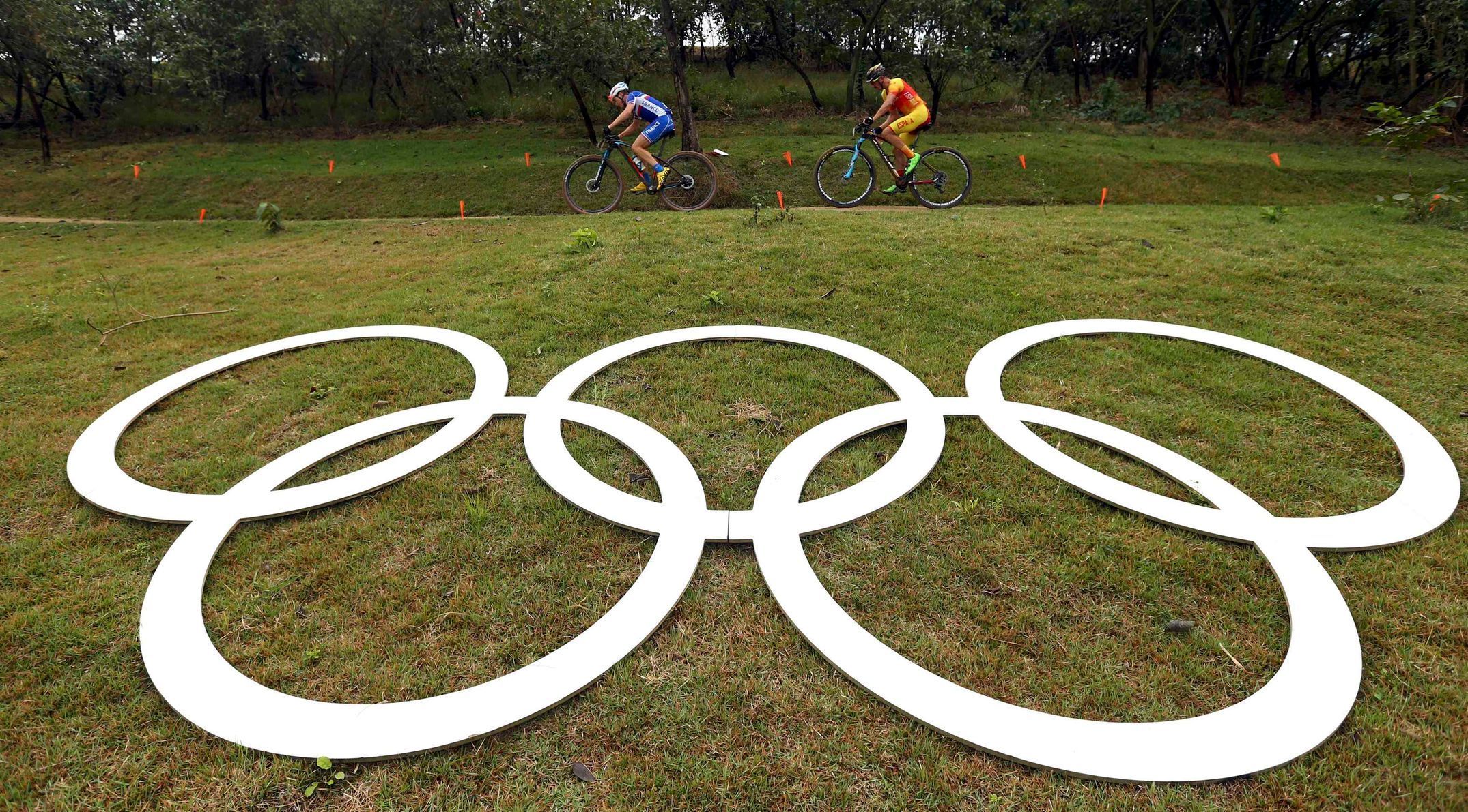 Maxime Marotte a Carlos Coloma, závod cross-country na OH