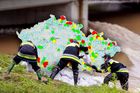 Hladiny řek nebezpečně stoupají. Mapa ukazuje, kde už dosáhly povodňových stupňů