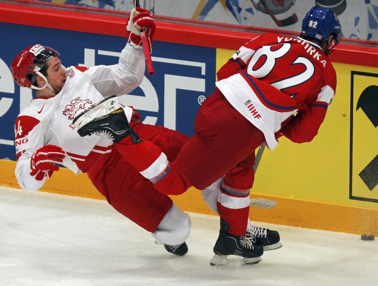 MS v hokeji 2012: Česko - Dánsko (Hardt, Vondrka)