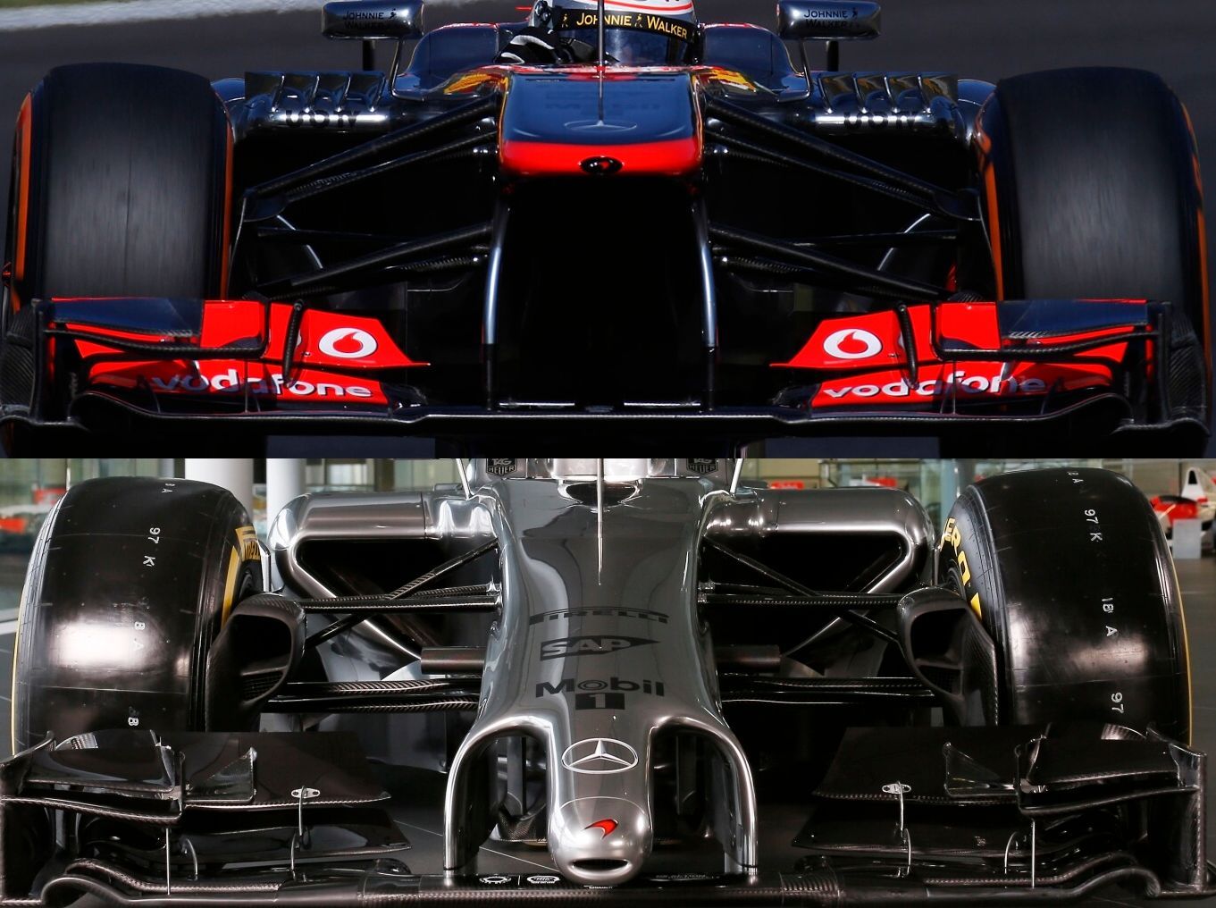 McLaren MP4-29 vs. McLaren MP4-28