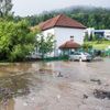 blesková povodeň, záplavy, Český Krumlov, Polečnice