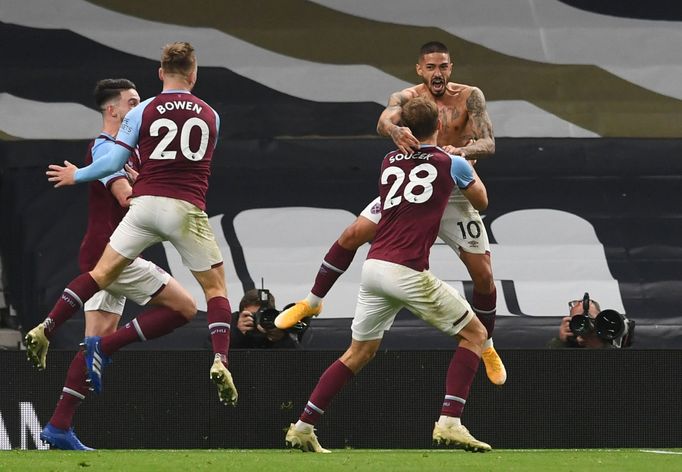 Tottenham - West Ham, Premier League (Souček, Lanzini)