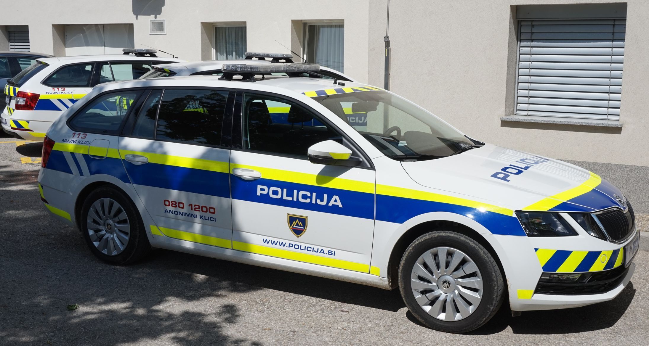 Škoda Octavia slovinská policie