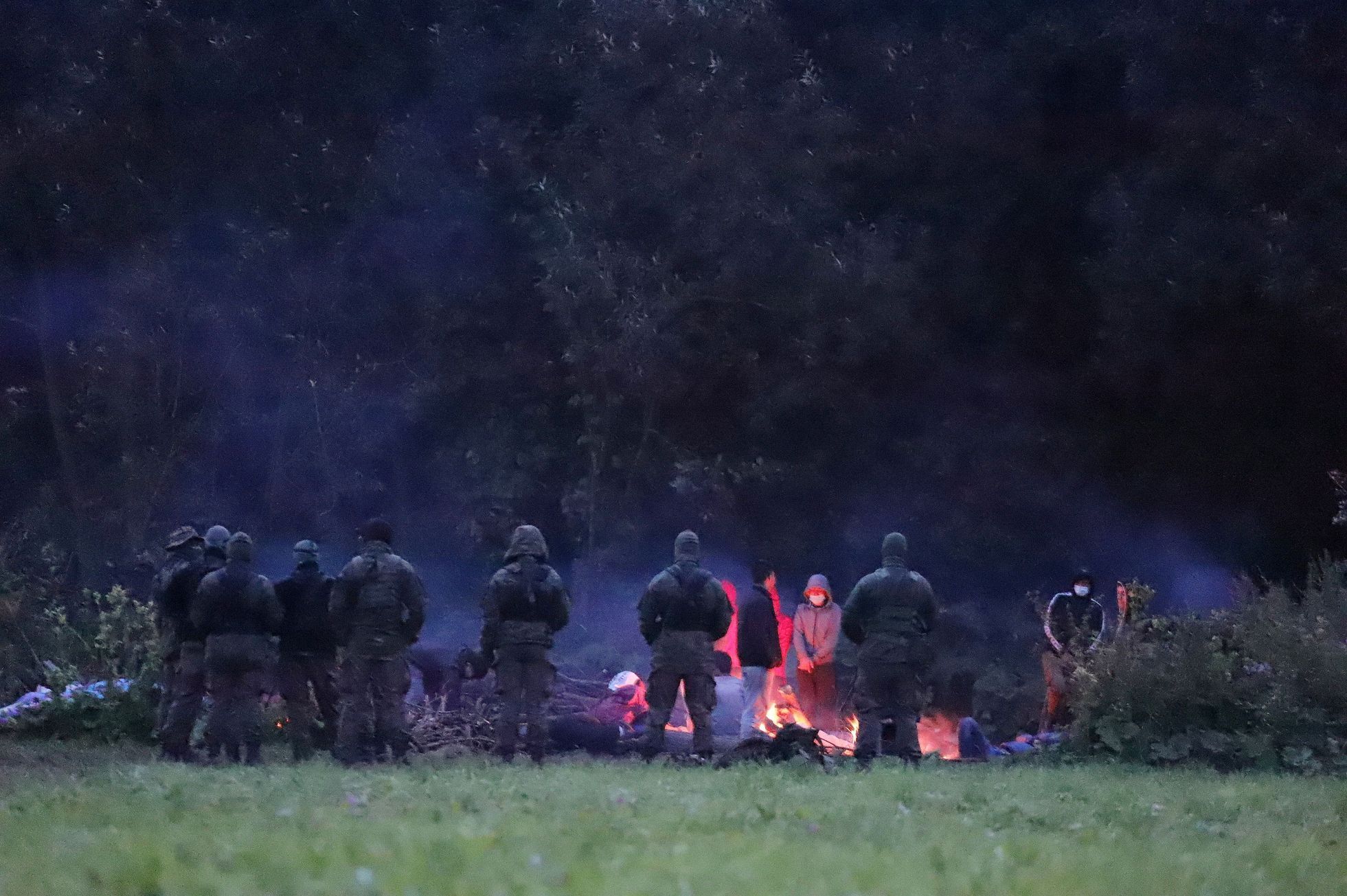 hranice, polsko, bělorusko, Usnarz Gorny
