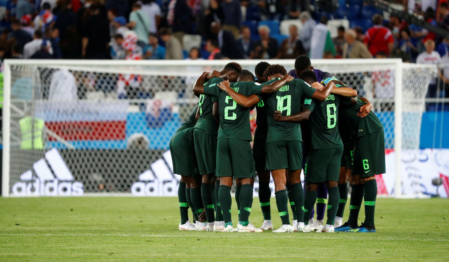 Nigerijci se radí o poločase zápasu s Chorvatskem na MS 2018
