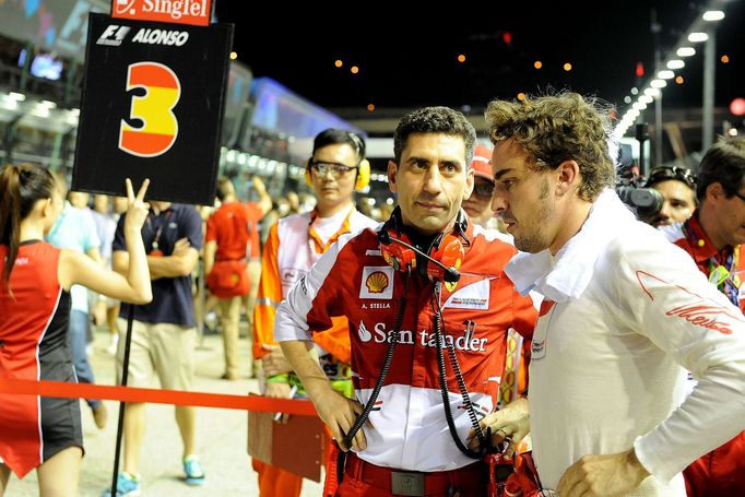 Formule 1, VC Singapuru 2013: Fernando Alonso a Andrea Stella