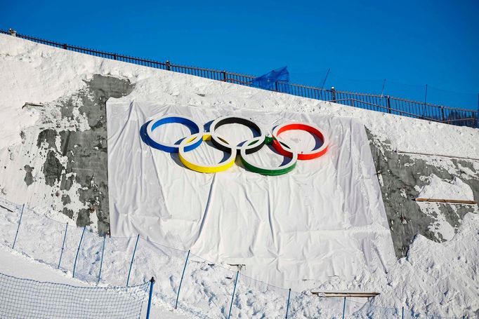 Snowboardisté trénují na olympiádě v Soči slopestyle