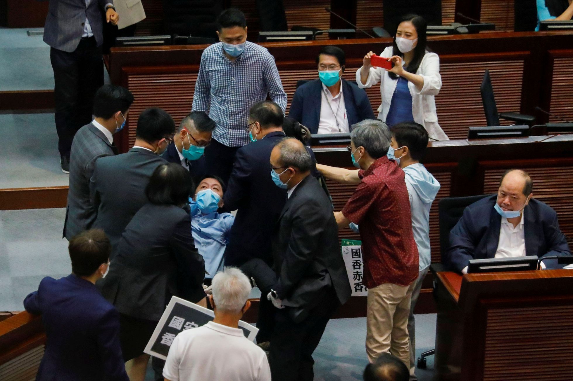 hongkong demonstrace bezpečnostní zákon čína