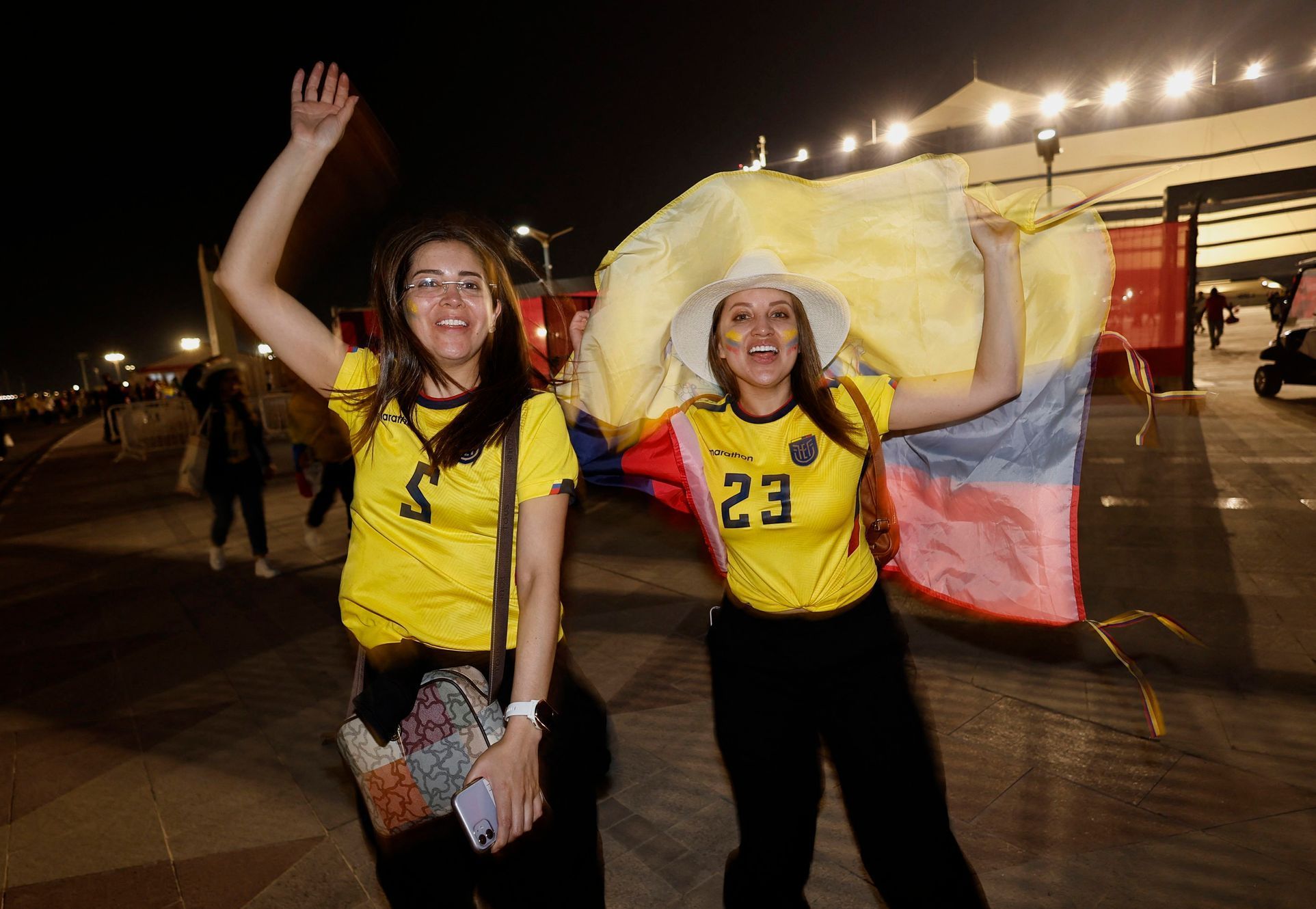 Ekvádorské fanynky na MS 2022