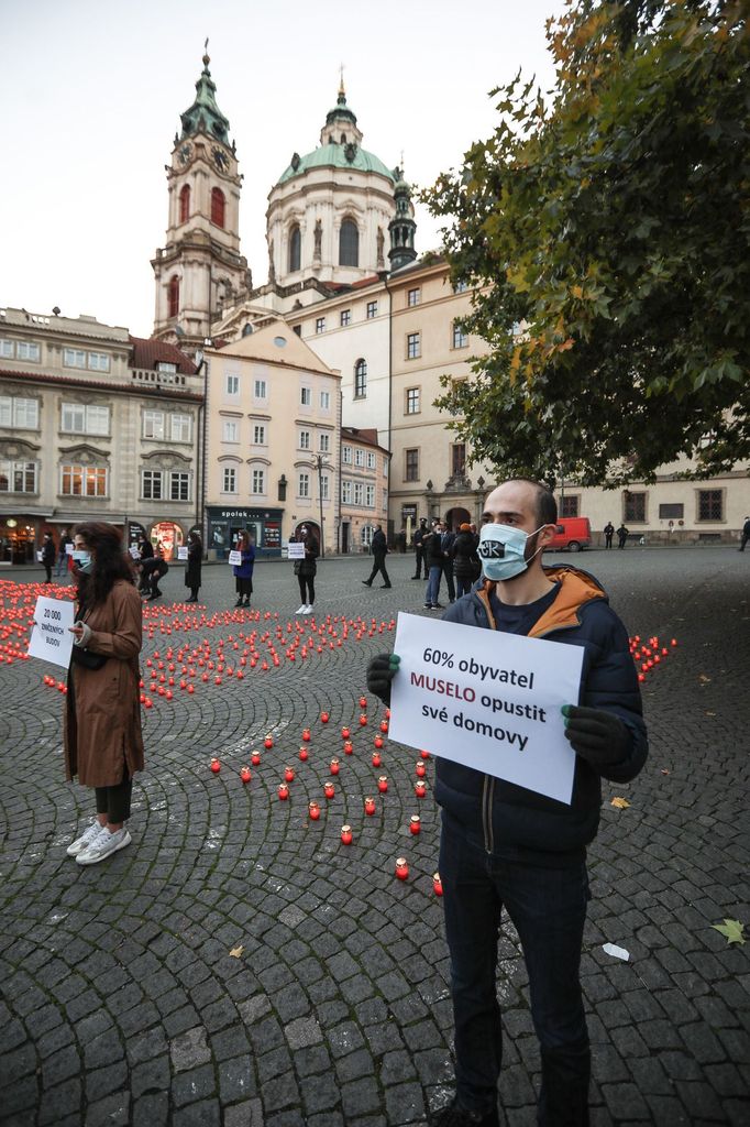 Tichý protest proti válce v Arménii a uctění památky jejích obětí.