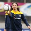Zlatan Ibrahimovič na švédském tréninku