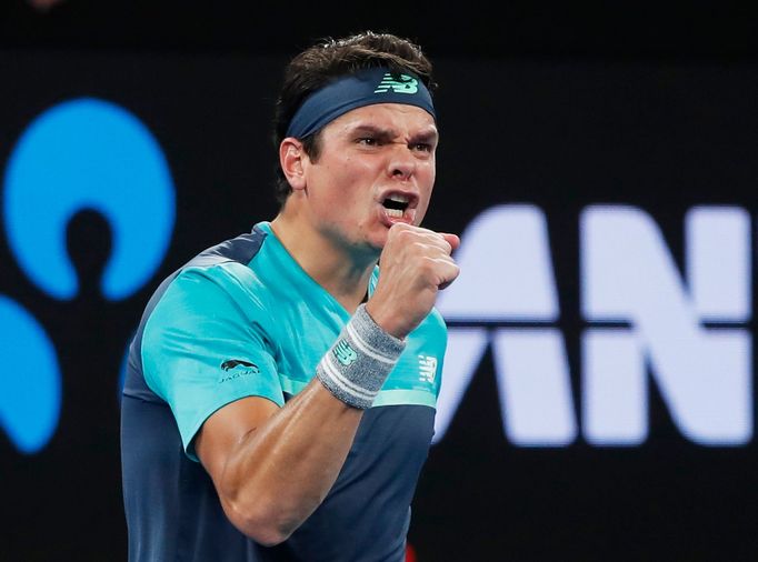 Milos Raonic v prvním kole Australian Open 2019