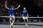 Federer s Nadalem zařídili Evropě komfortní náskok, Berdych znovu prohrál