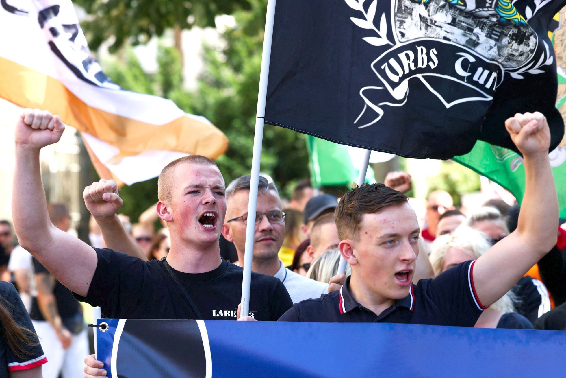 Německo, Budyšín, LGBT, neonacisté, demonstrace