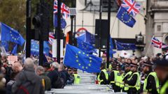 Brexit protesty demonstrace říjen 2019 Londýn