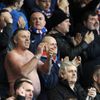 Problémy se zimou: otužilý fanoušek Glasgow Rangers