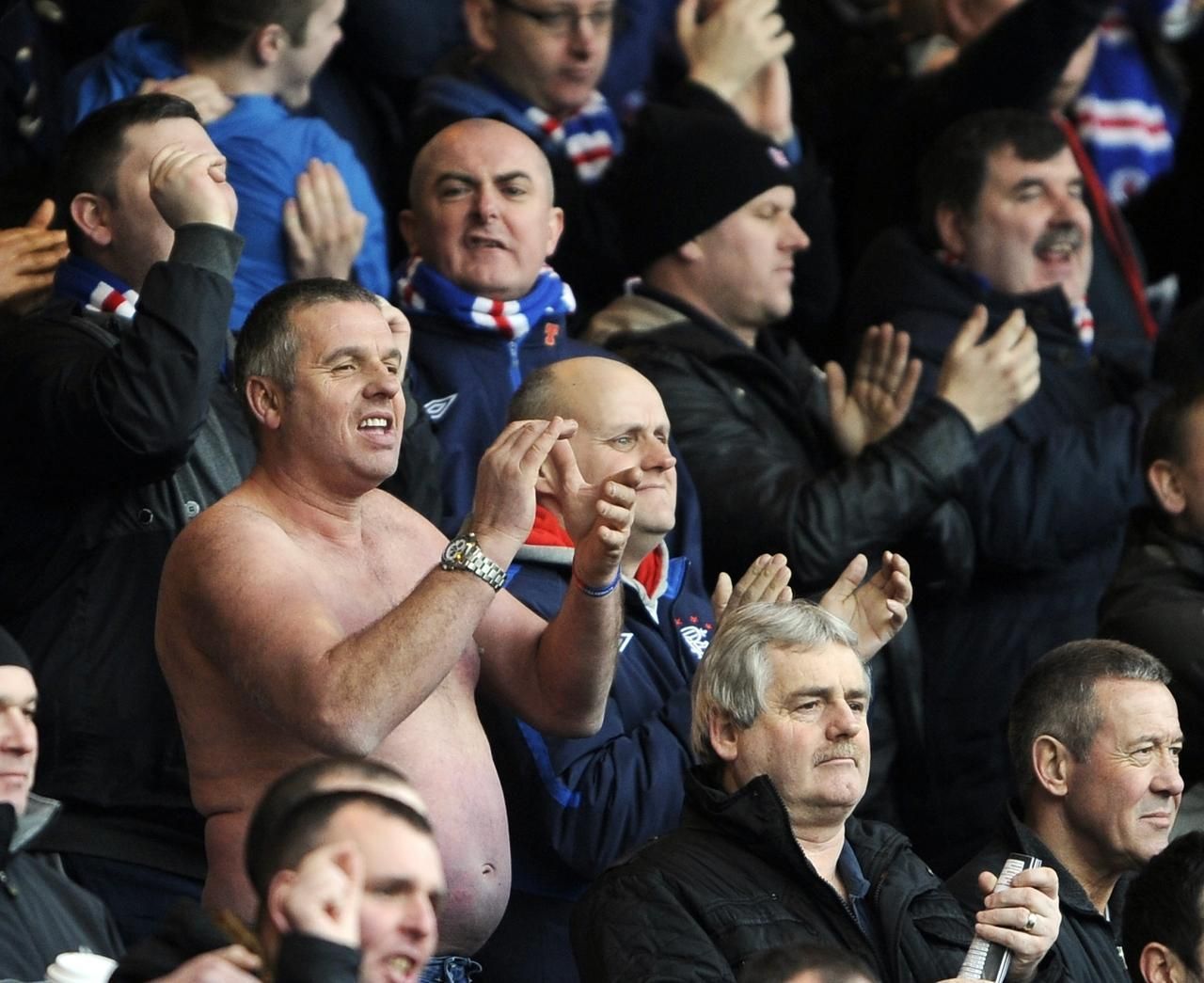 Fanoušci Glasgow Rangers