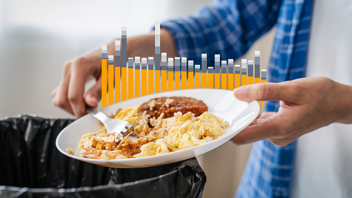 Jídlo za tisíce korun v koši. Extrémně plýtvá hlavně jedna skupina Čechů; Zdroj foto: Aktuálně.cz