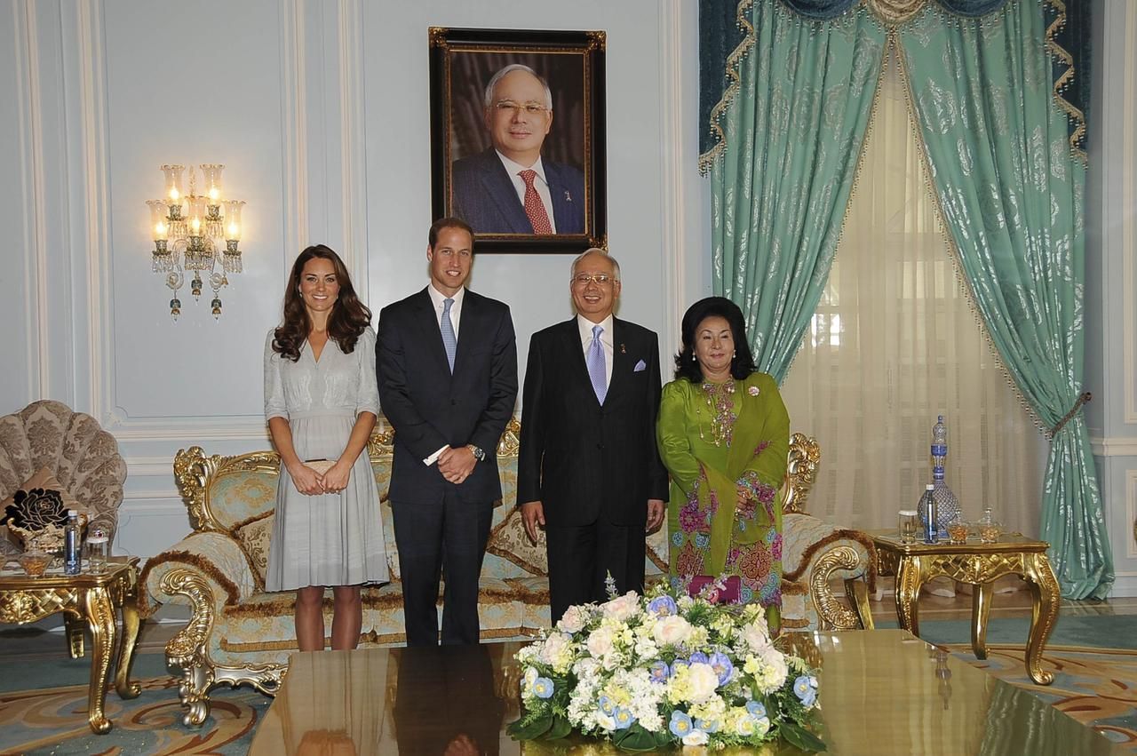 Kate a William na výletě v Malajsii
