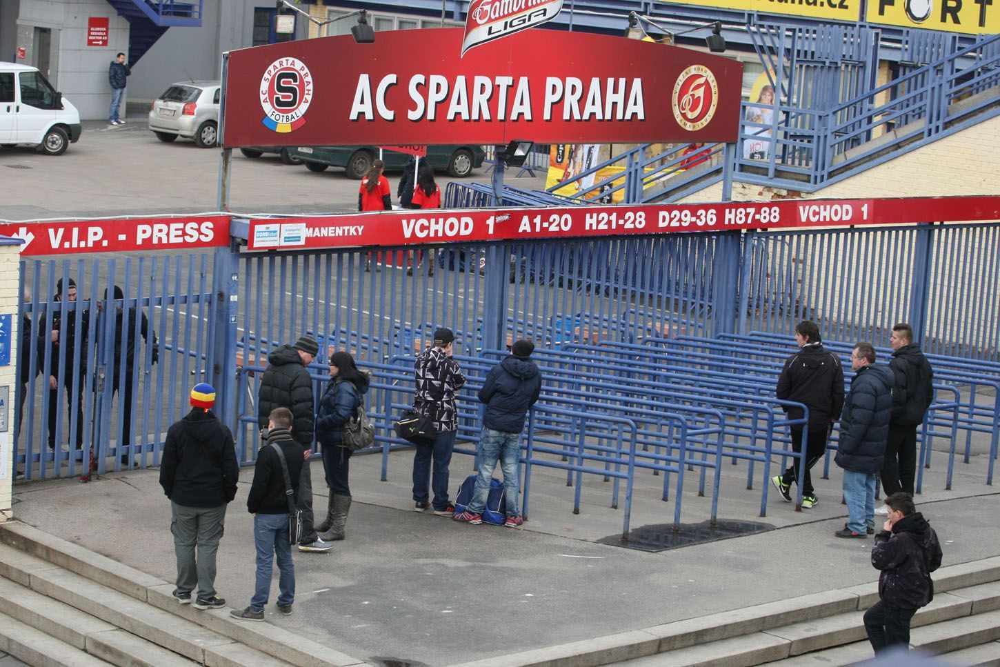 Fotbal, trénink Sparty: fanoušci