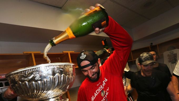 Michal Rozsíval a Stanley Cup.