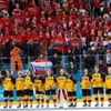 Němci se stříbrnými medailemi před ruskými fanoušky po finále Rusko - Německo na ZOH 2018