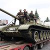 Ukrajina - Doněck - separatisté - tank T-54 - muzeum
