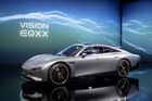 Studii Vision EQXX představil Mercedes on-line během pondělního podvečera.