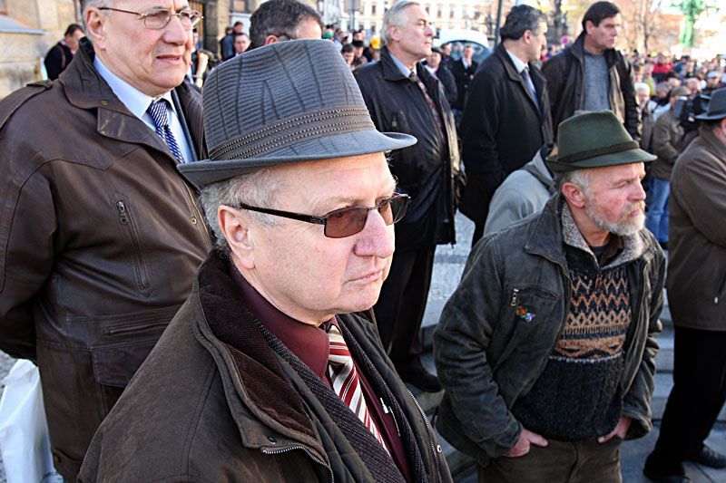 Zemědělci protestují na Malé Straně