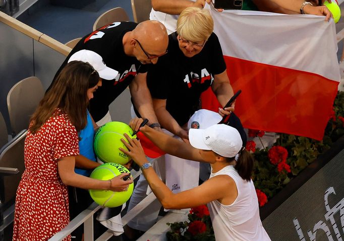 Iga Šwiateková na French Open 2023