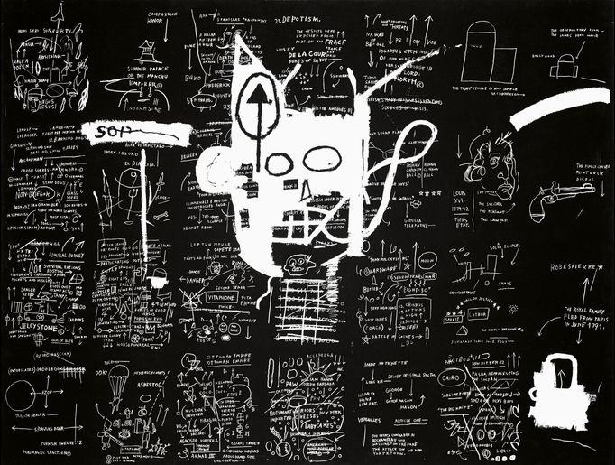 Jean-Michel Basquiat: Bez názvu, 1983.