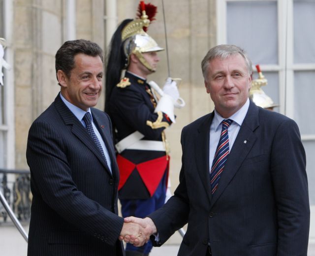 Francie Sarkozy Topolánek