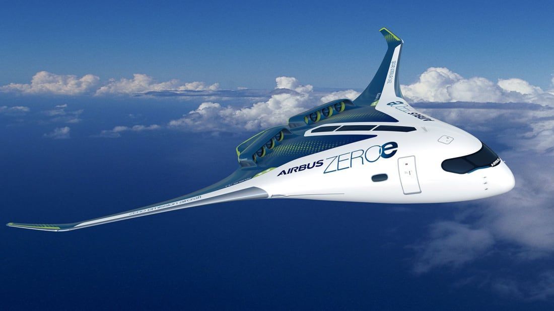 Airbus vodík letoun pohon