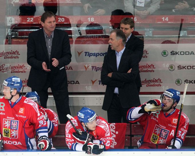 Hokej, Česko - Slovensko: Alois Hadamczik, Slavomír Lener a Jan Procházka