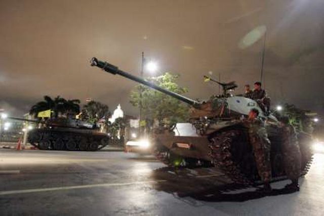Thajsko tanky převrat