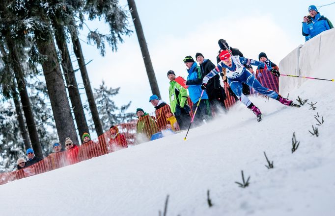 Sprint žen Oberhof 2017 (Koukalová)