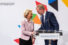 Von der Leyenová: Česko je příkladem solidarity s Ukrajinou, Evropu drží pohromadě