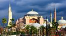 Hagia Sofia alias chrám Boží Moudrosti v Istanbulu.