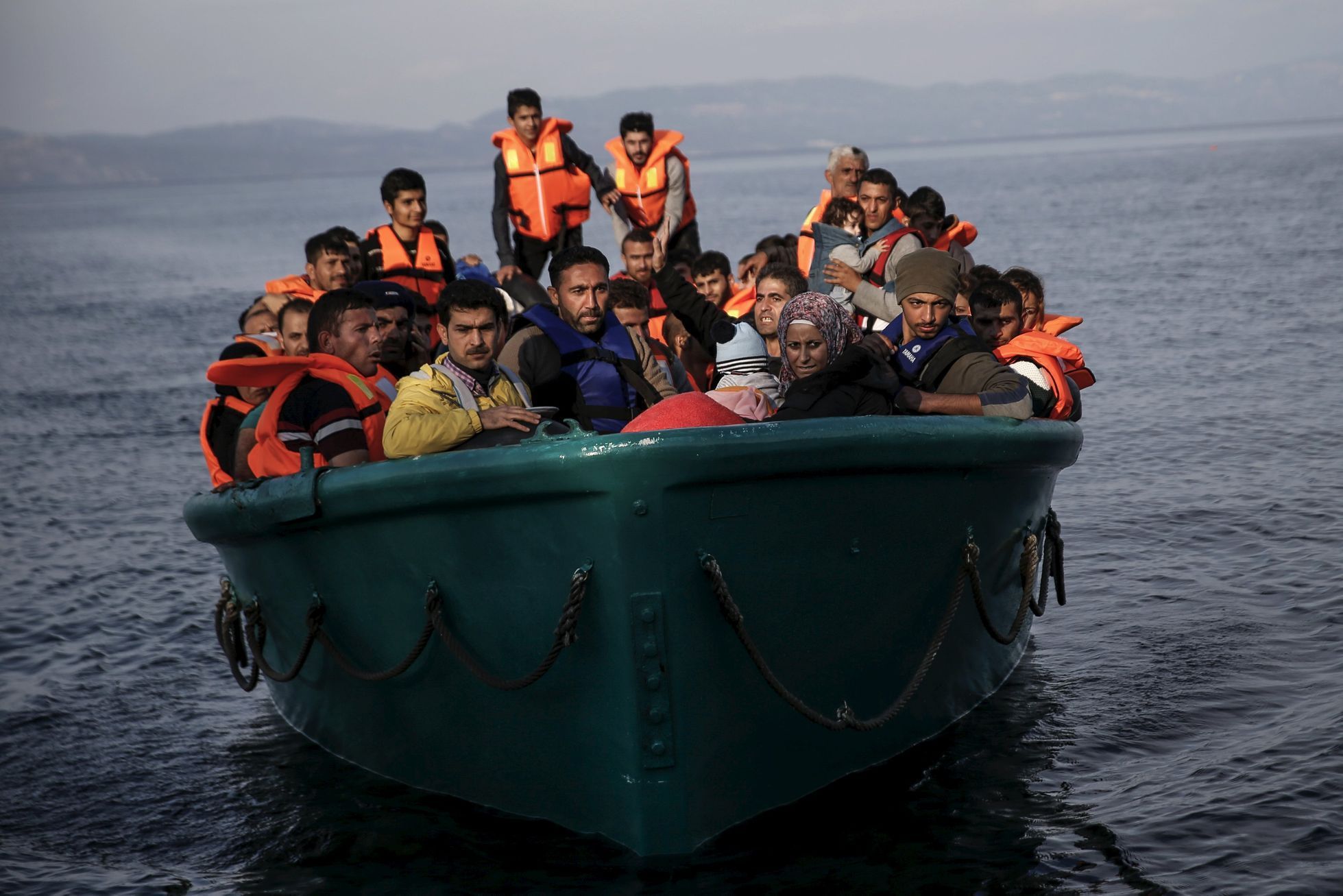 Řecko - uprchlíci - Lesbos