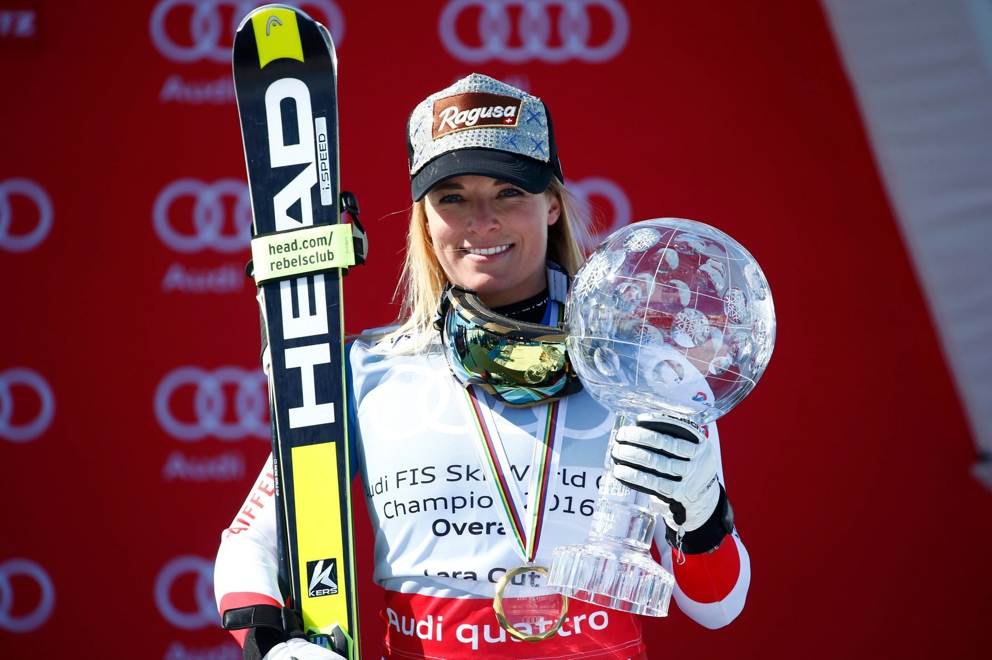 Vítězka SP 2015-16 Lara Gutová