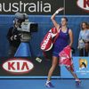 Australian Open: Kvitová (smutek) se loučí s publikem v Melbourne