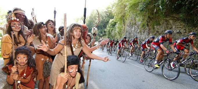 Fanoušci na Tour de France 2014 (16. etapa)