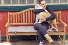 Iveta s pejskem Hugem