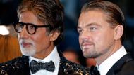 Leonardo DiCaprio a bollywoodská hvězda Amitábh Baččan, který si po boku DiCapria zahrál ve Velkém Gatsbym jednu z hlavních rolí.