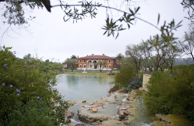 A $37 million dollar luxury home that is for sale is seen in Newport Beach